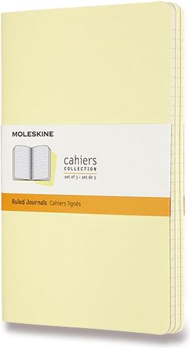 Moleskine Sešity Cahier sv. žluté A5, 40 listů linkovaný - obrázek 1
