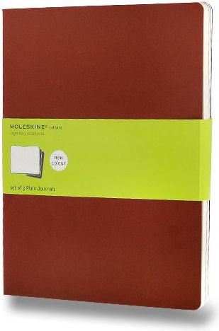 Moleskine Sešity Cahier červený B5, 60 listů čistý - obrázek 1