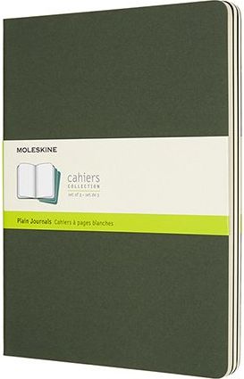 Moleskine Sešity Cahier tm. zelené B5, 60 listů čistý - obrázek 1