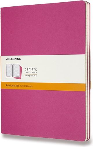 Moleskine Sešity Cahier tm. růžové B5, 60 listů linkovaný - obrázek 1