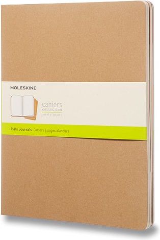 Moleskine Sešity Cahier - tvrdé desky karton 21,59 x 27,94 cm, 60 listů čistý - obrázek 1