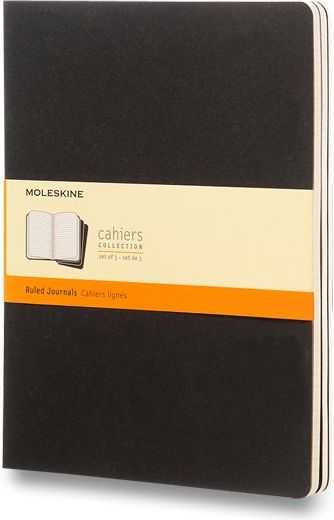 Moleskine Sešity Cahier černý B5, 60 listů linkovaný - obrázek 1