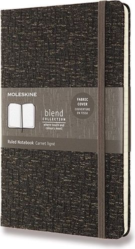 Moleskine Zápisník Blend 19 - tvrdé desky hnědý A5, 120 listů linkovaný - obrázek 1