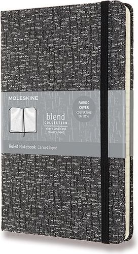 Moleskine Zápisník Blend 19 - tvrdé desky šedý A5, 120 listů  linkovaný - obrázek 1