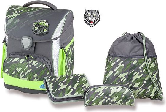 Schneiders Aktovka Plus Camo 4-dílný set - obrázek 1