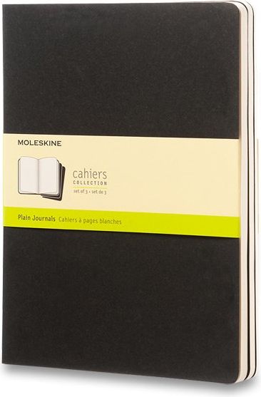 Moleskine Sešity Cahier černý B5, 60 listů  čistý - obrázek 1