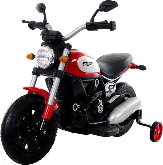 Mamido Dětská elektrická motorka QK307 červená L-4778 - obrázek 1