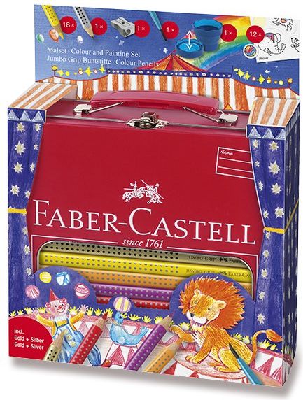Faber-Castell Pastelky Jumbo Grip cirkus, 19 ks 0135 - obrázek 1
