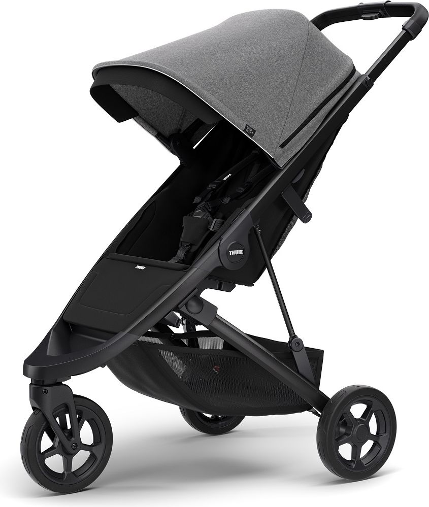 THULE Spring Kočárek Black/Grey Melange - obrázek 1