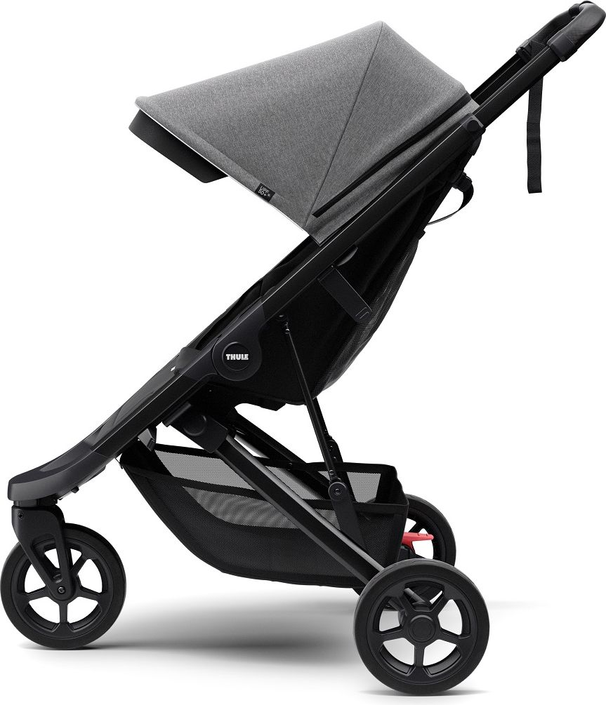 THULE Spring Kočárek Black/Grey Melange - obrázek 2