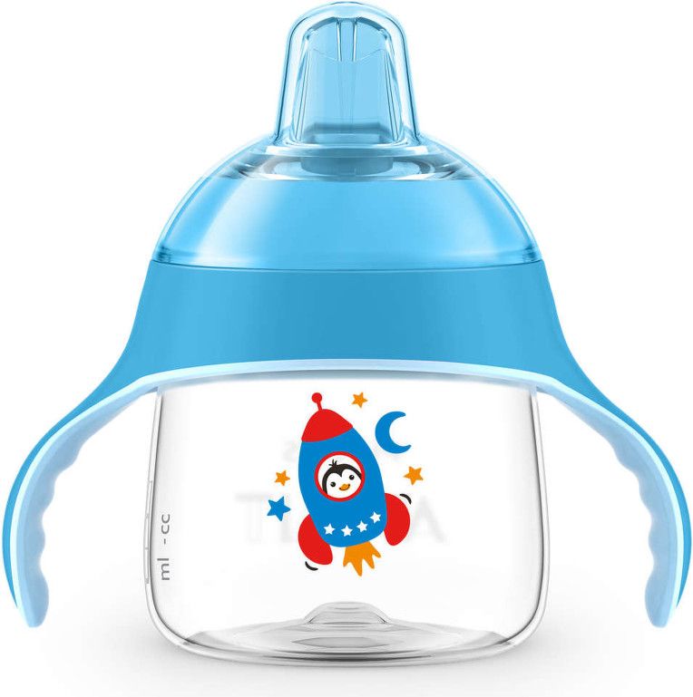 AVENT Hrnek pro 1.doušky Premium 200ml modrý - obrázek 1