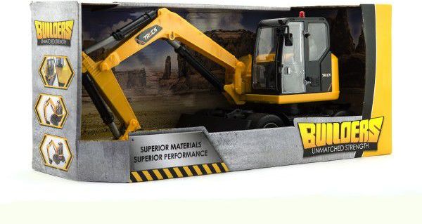 Teddies 58050 Bagr plast 40cm na setrvačník - obrázek 3