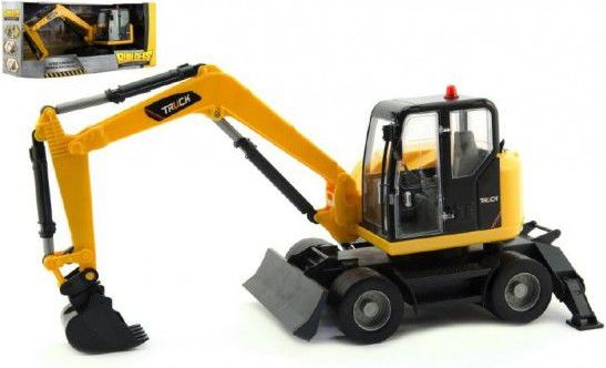 Teddies 58050 Bagr plast 40cm na setrvačník - obrázek 1