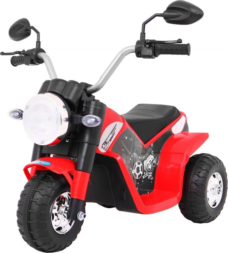 Mamido Dětská elektrická motorka MiniBike červená PA.JC916.CR - obrázek 1
