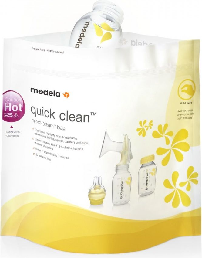 Medela Quick Clean sterilizační sáčky do mikrovlnné trouby - 5ks - obrázek 1