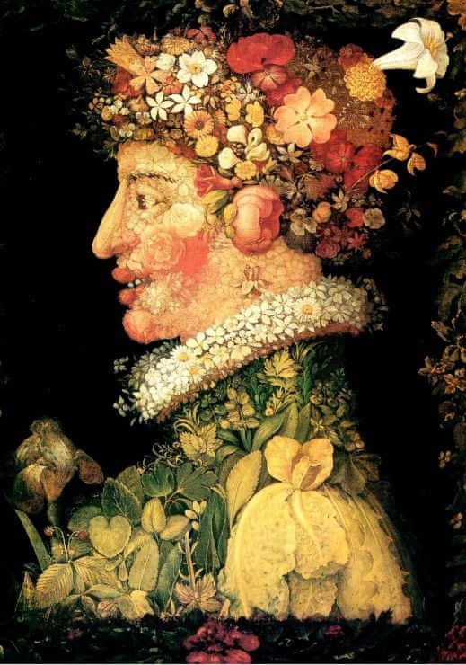 Grafika Puzzle 1000 dílků Giuseppe Arcimboldo : The Spring - obrázek 1