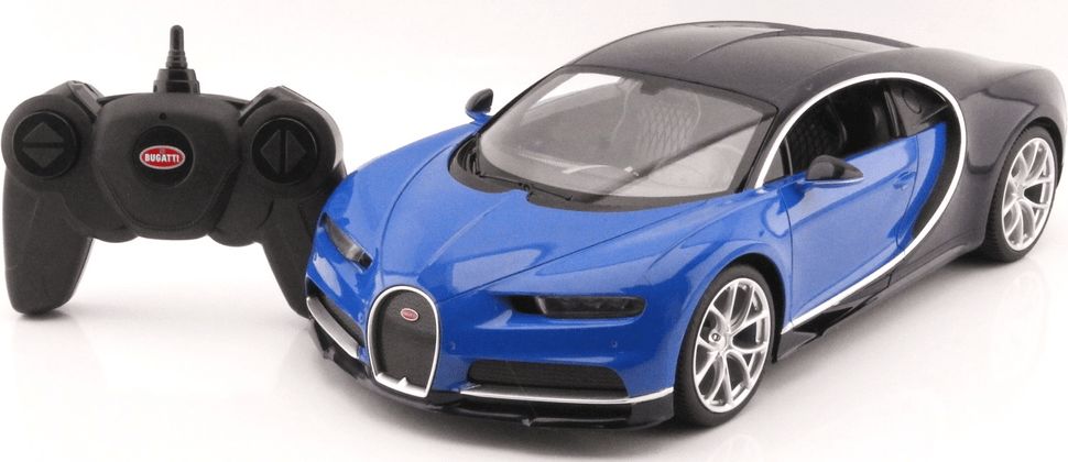 Mondo Motors Bugatti Chiron 1:14 modrá - obrázek 1