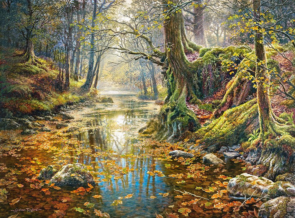 Castorland Puzzle Podzim v lese 2000 dílků - obrázek 1