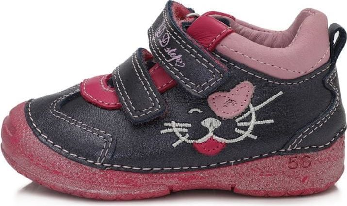 D-D-step Dívčí celoroční obuv 038-266 24 modrá - obrázek 1