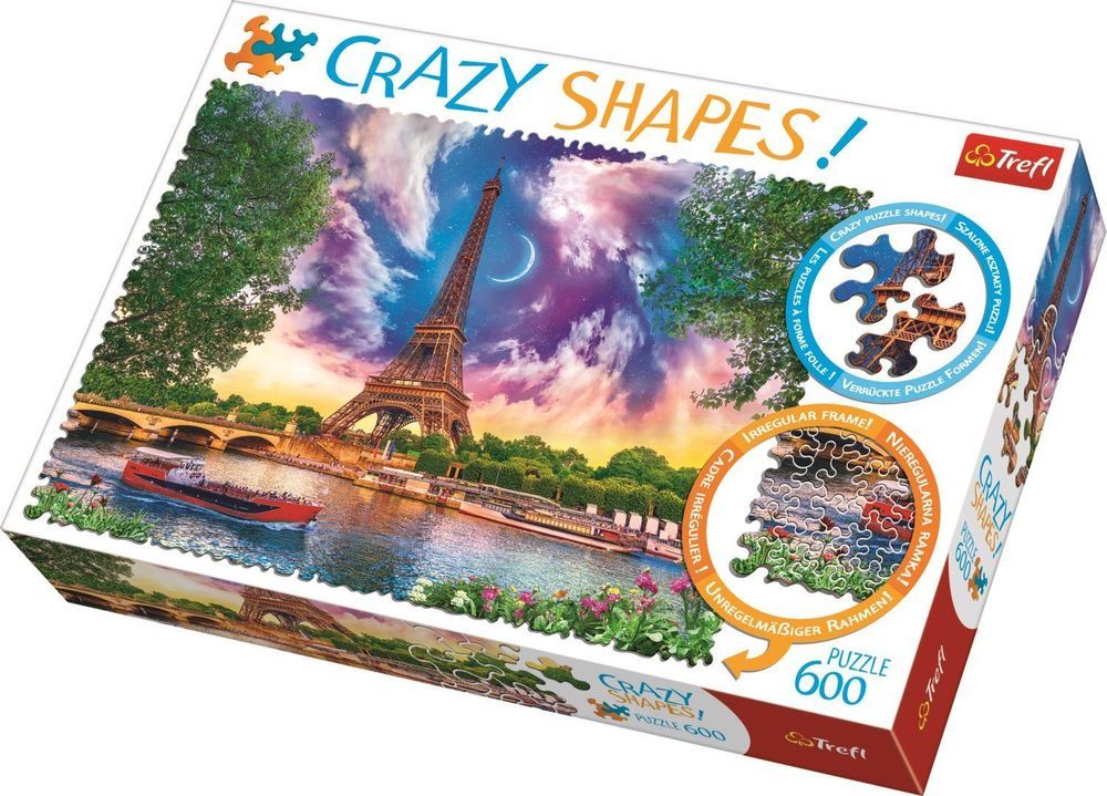 Trefl Crazy Shapes puzzle Sky Over Paris - obrázek 1