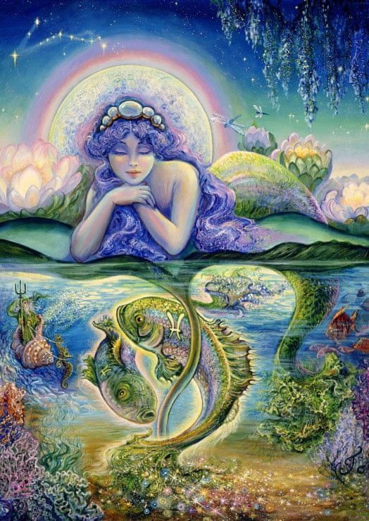 Grafika Puzzle 1000 dílků Zodiac Sign - Pisces - obrázek 1