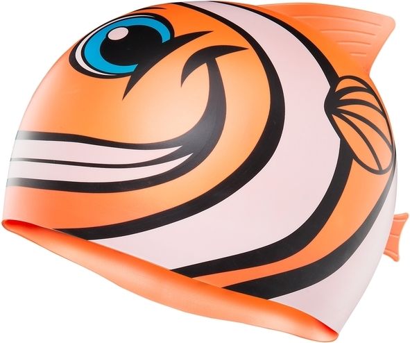 Plavecká čepice Tyr rybka oranžová - obrázek 1