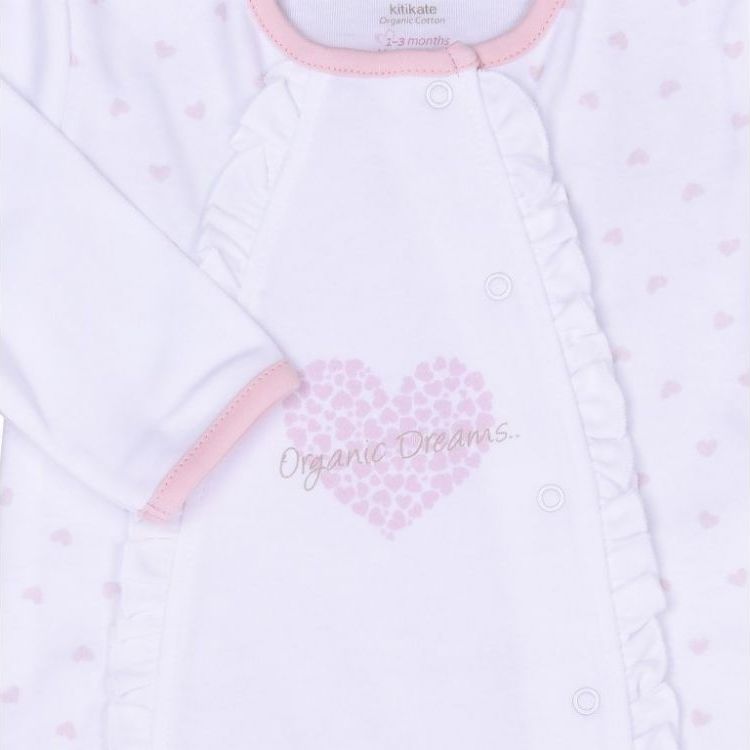 Overal Kitikate Dreams Heart White-Pink 68 - obrázek 2