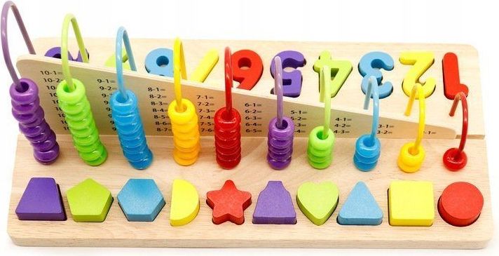 Eco Toys Dětské dřevěné edukační počítadlo EcoToys - obrázek 2