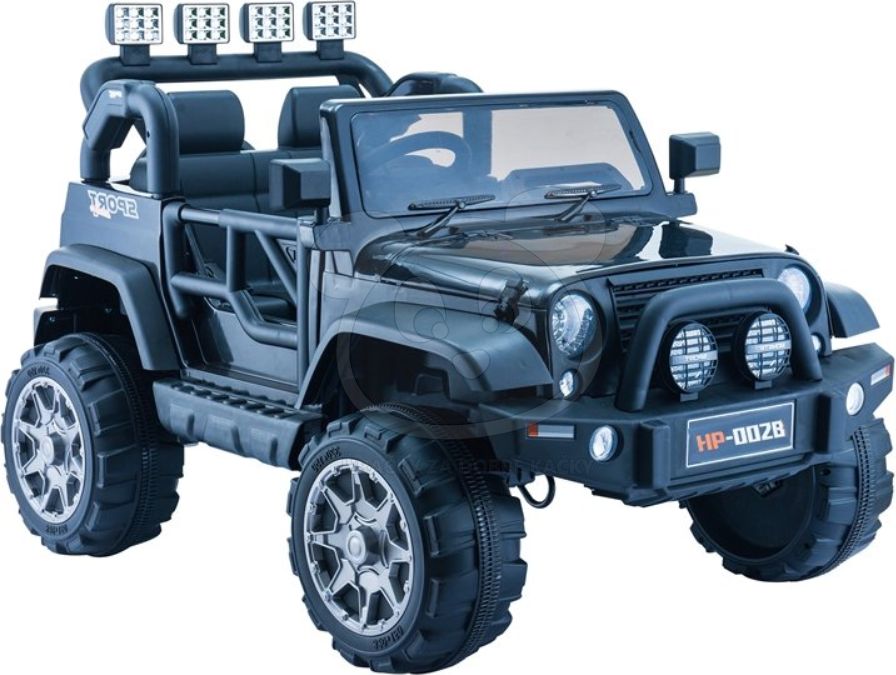 Dětské elektrické autíčko Jeep HP012 - černé - obrázek 4