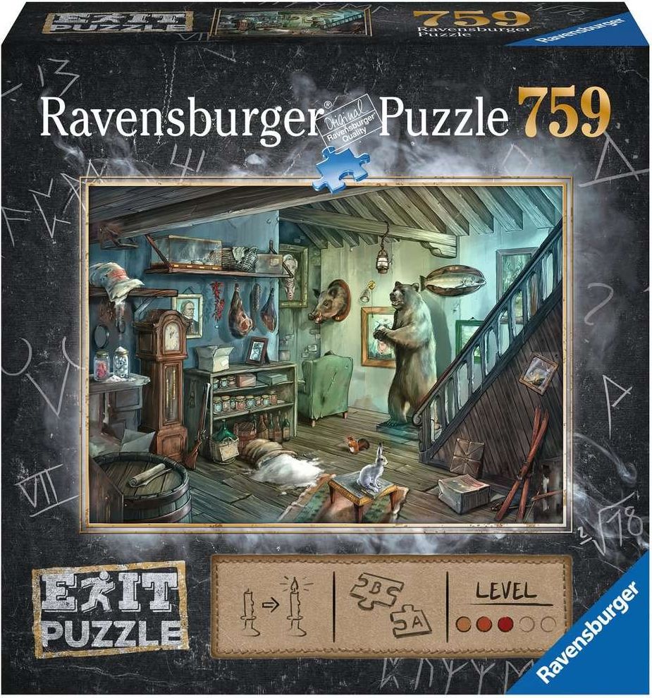 RAVENSBURGER Únikové EXIT puzzle Zamčený sklep 759 dílků - obrázek 1