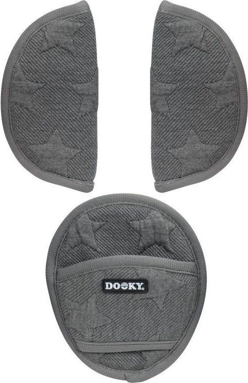 Chrániče pásů Dooky Knitted Stars Grey 2020 - obrázek 1