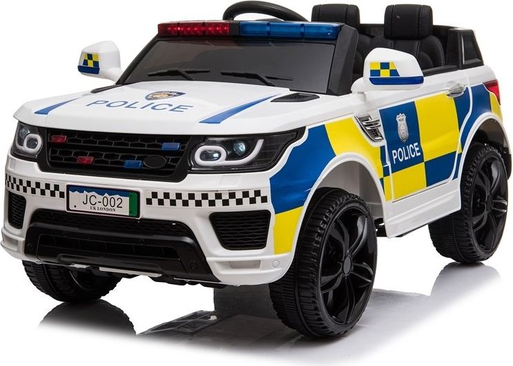 Mamido Dětské elektrické autíčko Policie bílé L-4444 - obrázek 1