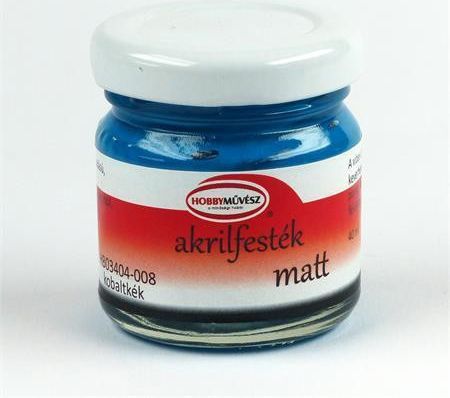 Akrylová barva, matná kobaltová modř, 40 ml - obrázek 1