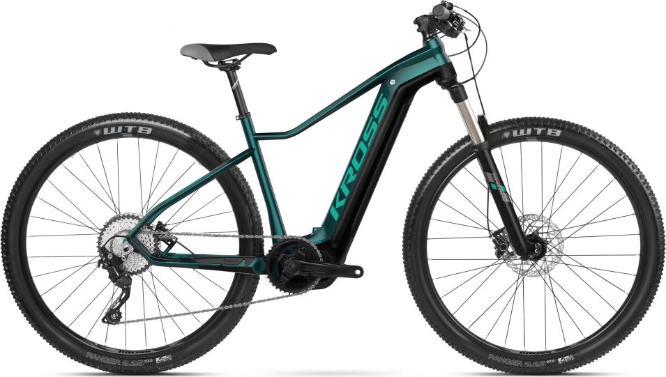 Kross LEA BOOST 3.0 500 29" - model 2020 tyrkysová/černá - S (18") - obrázek 1
