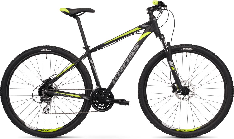 Kross Hexagon 5.0 27,5" - model 2020 grafitová/stříbrná/modrá - XS (15") - obrázek 2