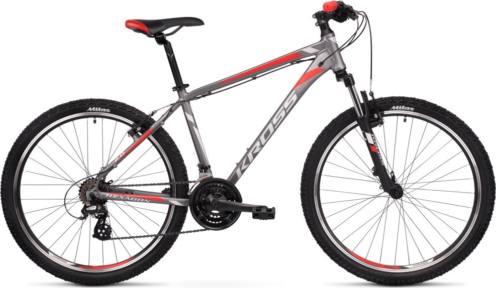 Kross Hexagon 2.0 26" - model 2020 černá/bílá/limetová - XS (14") - obrázek 3