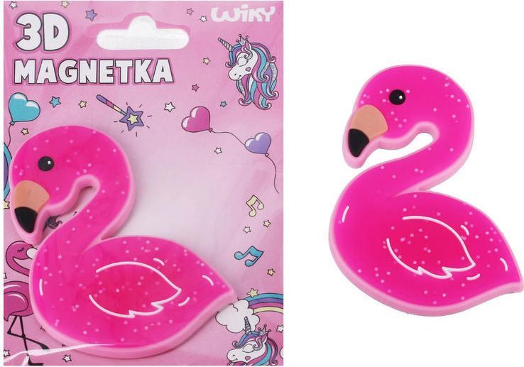 Wiky Wiky Magnetka 3D - plameňák - obrázek 1