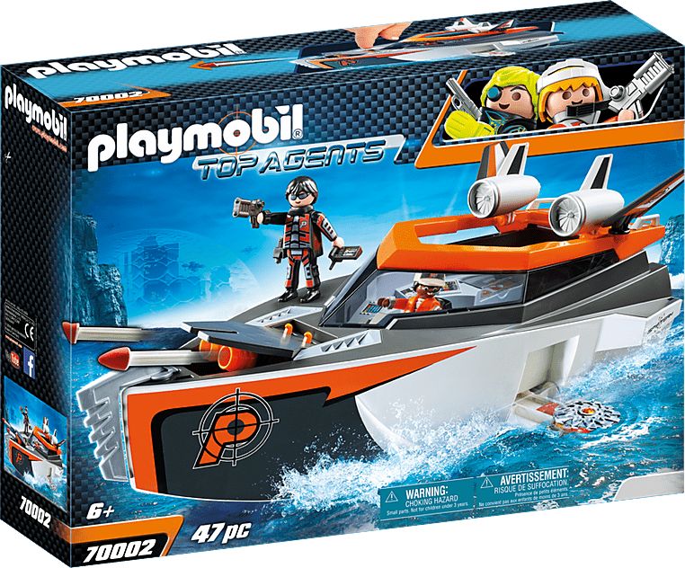 Playmobil 70002 Spy Team Turbo loď - obrázek 1