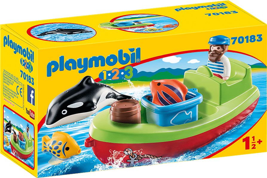 Playmobil 70183 Rybář s loďkou - obrázek 1