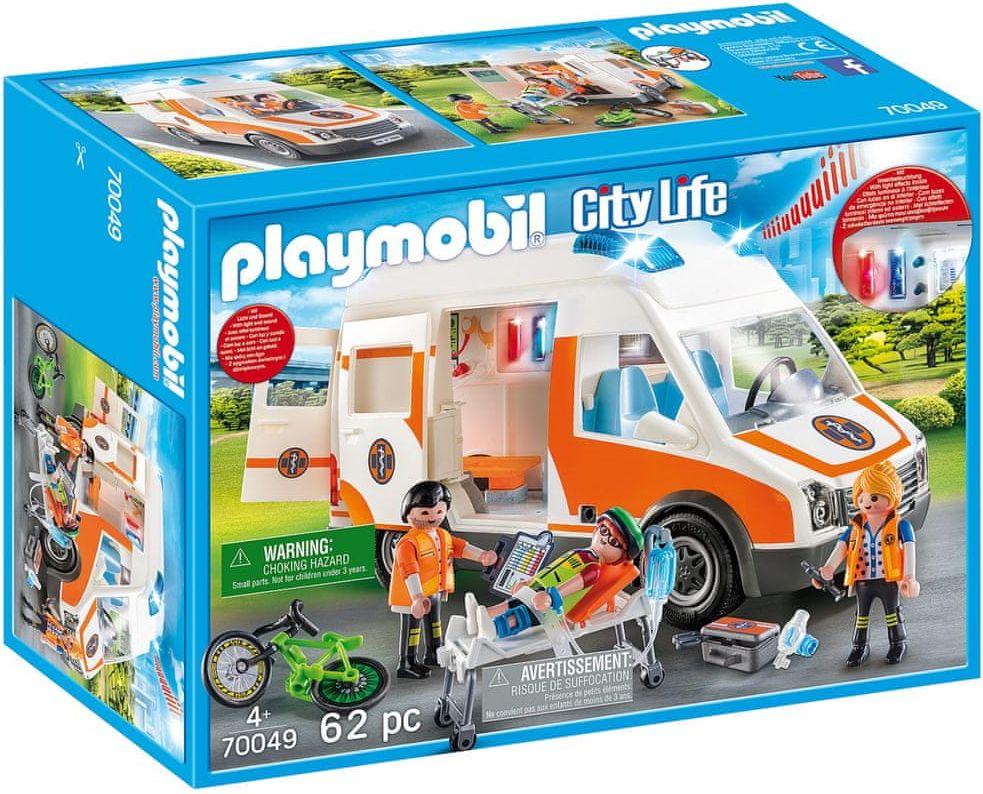 Playmobil 70049 Ambulance se zvukem a světly - obrázek 1