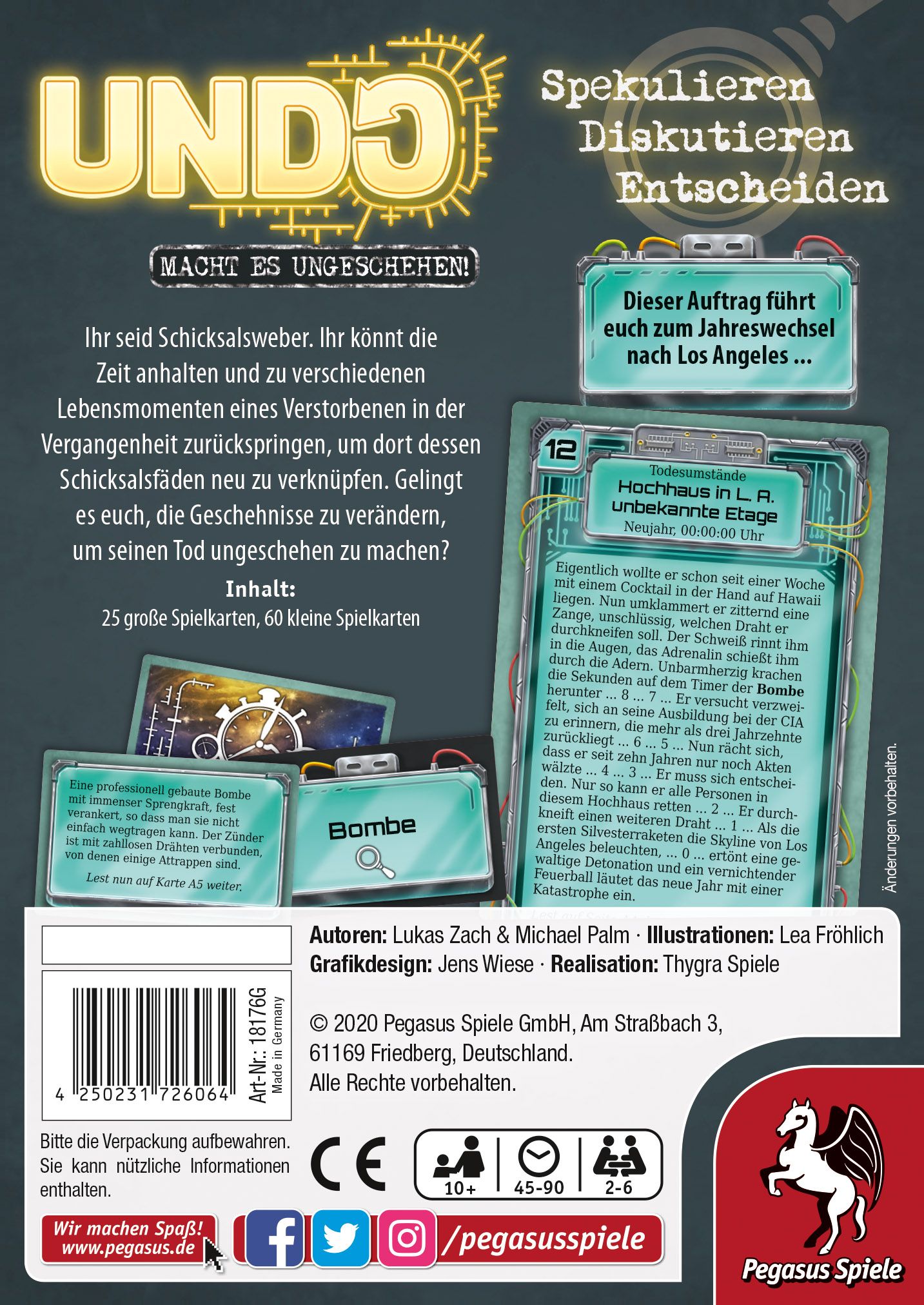 Pegasus Spiele UNDO - 600 Seconds - obrázek 2