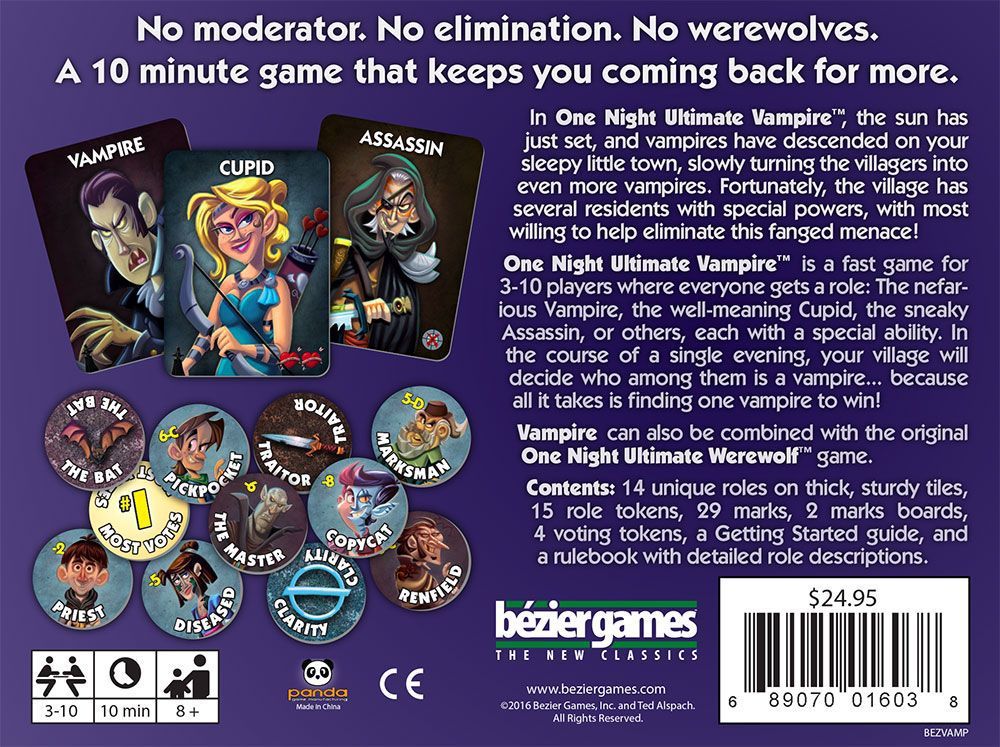 Bézier Games One Night Ultimate Vampire - obrázek 2