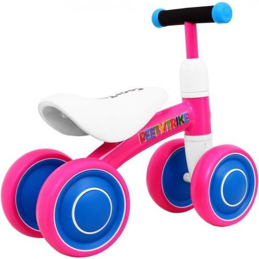 Čtyřkolový kolo - odrážedlo PettyTrike růžový - obrázek 1