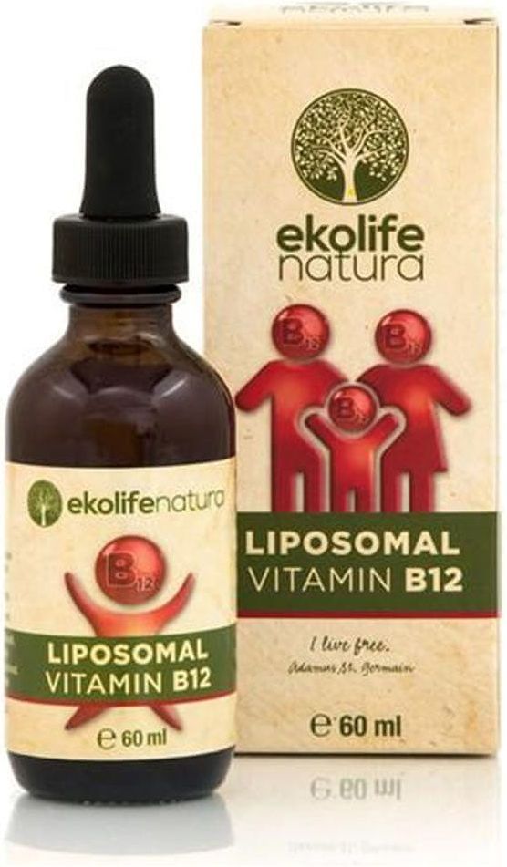 Ekolife Natura Lipozomální vitamín B12 kapky 60 ml - obrázek 1