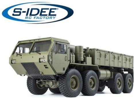 MilitaryTruck 1:12 RTR zelený 8x8 - obrázek 1