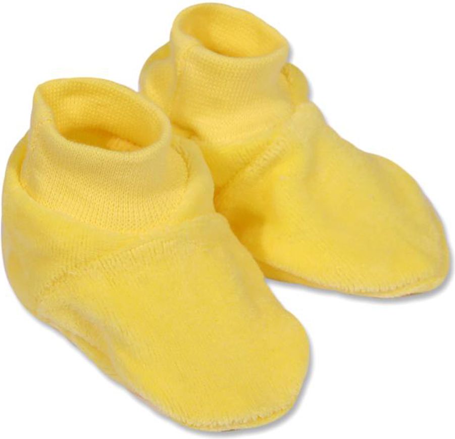 Dětské bačkůrky New Baby žluté - Dětské bačkůrky New Baby žluté - obrázek 1