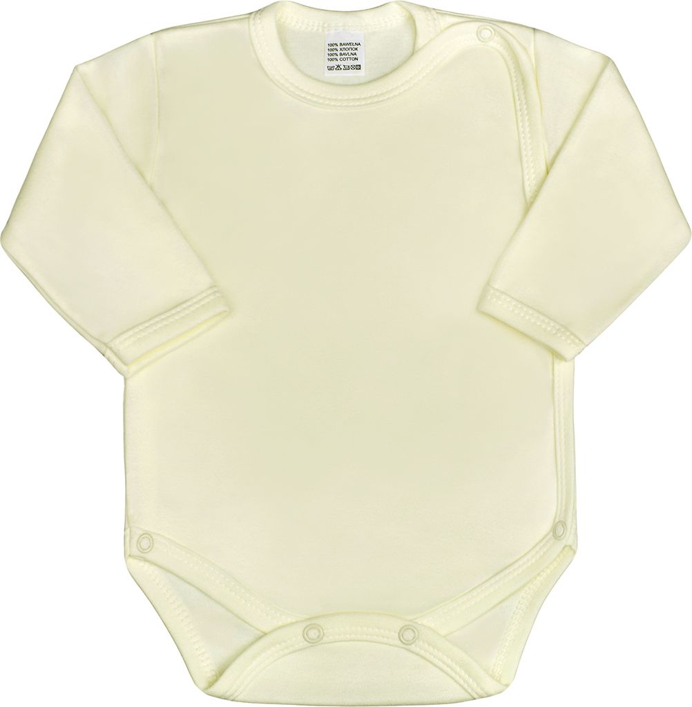 Kojenecké body celorozepínací New Baby Classic béžové - 62 (3-6m) - obrázek 1