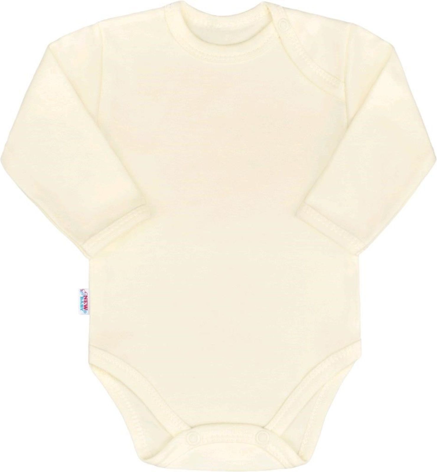 Kojenecké body s dlouhým rukávem New Baby Pastel béžové - 86 (12-18m) - obrázek 1