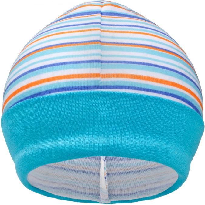 Kojenecká čepička New Baby Puppik 2 tyrkysová - 68 (4-6m) - obrázek 1