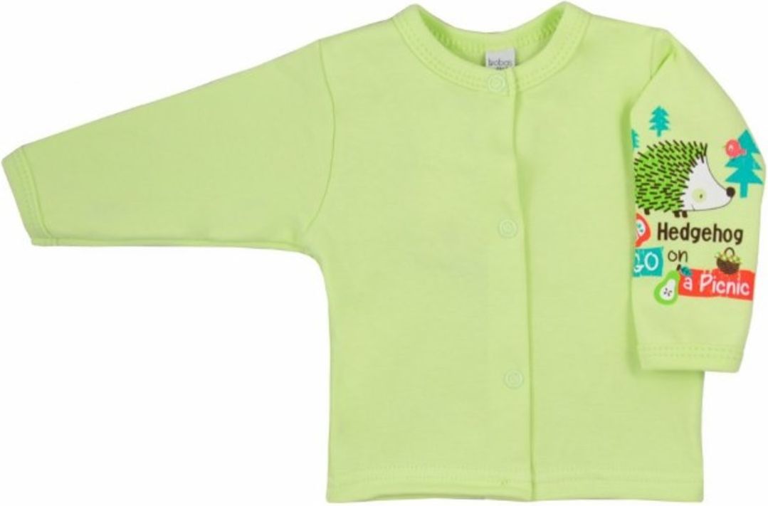 Kojenecký kabátek Bobas Fashion Ježek zelený - 74 (6-9m) - obrázek 1